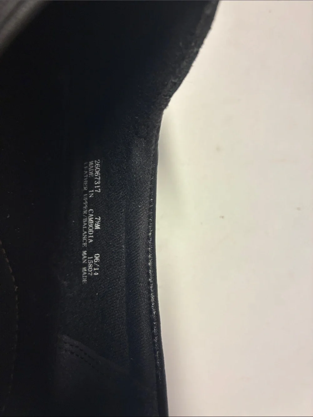 Clarks Ashland Effie Black Women's Slip-On Leather Shoes size 7.5m